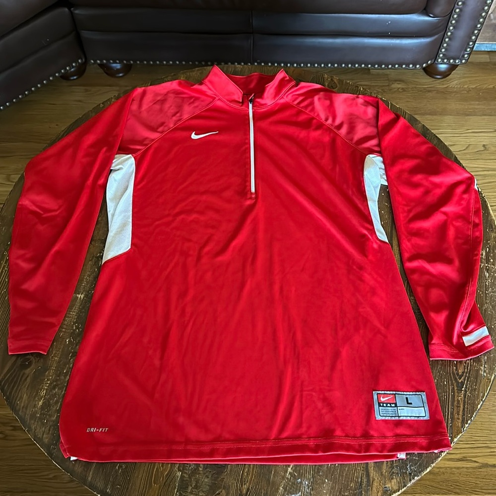 Nike dri fit size large running shirt
